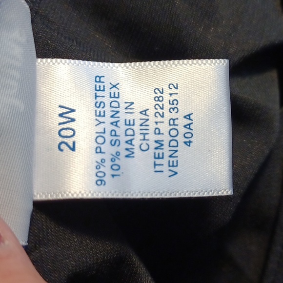 NEW! 20W Vicki Wayne BLACK Dress 5595 - Picture 6 of 6